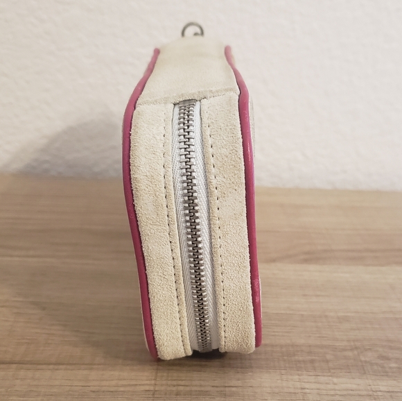 Vintage Coach Cream Suede Leather Jewelry Case - Picture 4 of 16